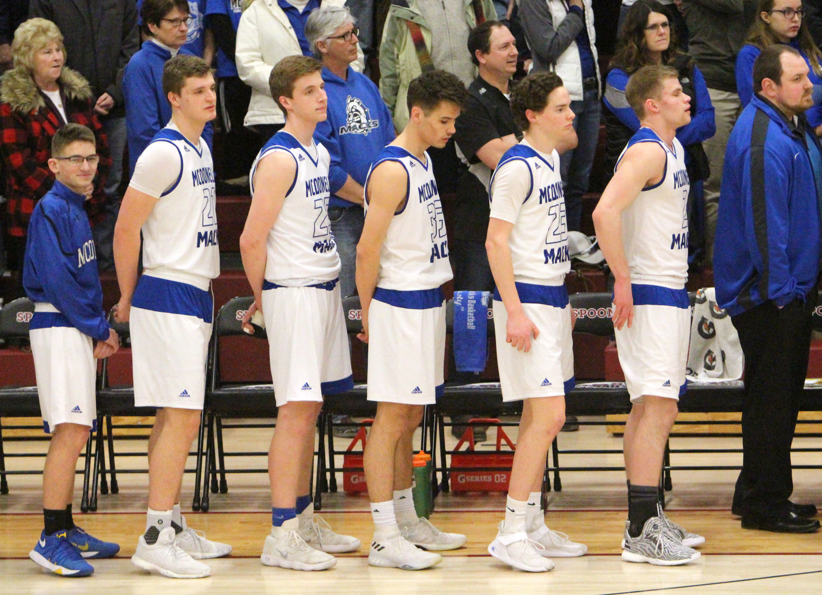 McDonell boys basketball vs South Shore at Spooner 3-10-18